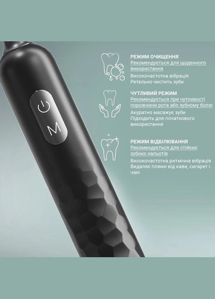 Електрична зубна щітка Xiaomi Electric Toothbrush Aurora T3 зелена Enchen (279554999)