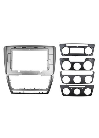 Установочный комплект серии QIV под Octavia 2 A5 20082013 (W2) 10 дюймов silver Skoda (299992779)