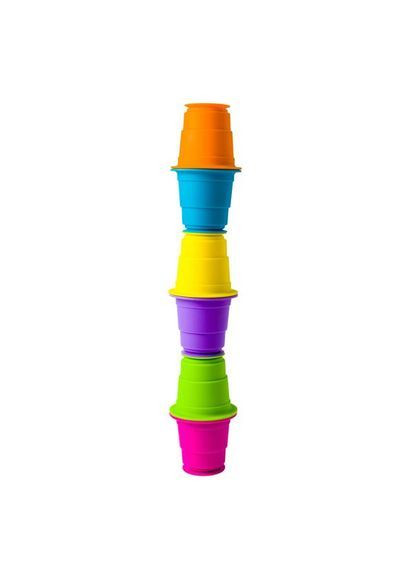 Тактильная игрушка Suction Kupz Мягкие чашки, 6 штук () Fat Brain Toys FA183-1 (369718058)