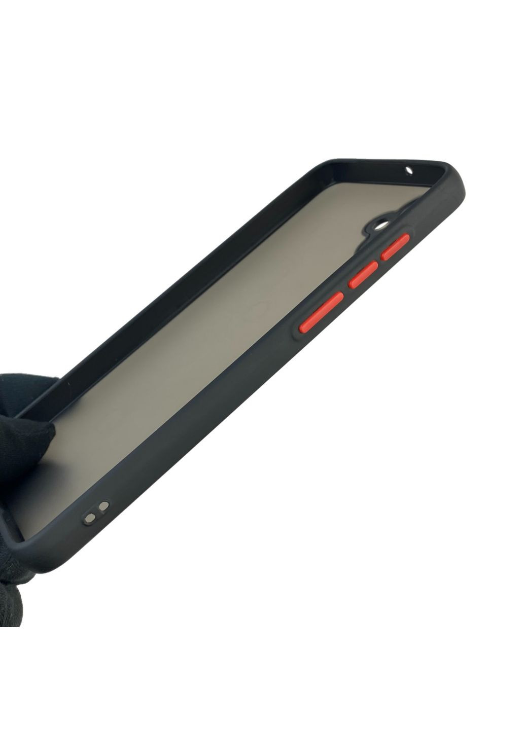 Чохол для телефона Galaxy A05 (SM-A055) з високими бортами із захистом камери на самсунг а05 чорний Samsung (366229848)