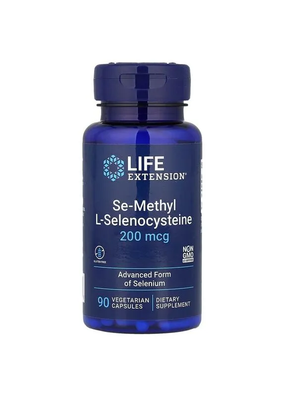 Витамины и минералы Se-Methyl L- Selenocysteine 200 mcg, 90 вегакапсул Life Extension (377534733)