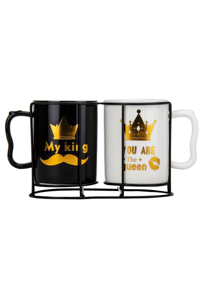 Набір кухлів "King and queen", 250 мл * Рандомний вибір дизайну ELISEY (314526587)