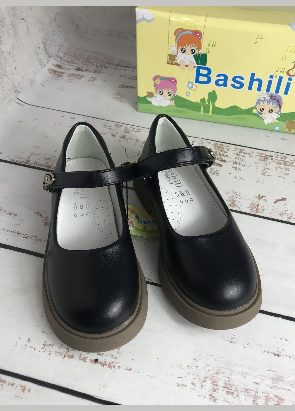 Туфлі дитячі для дівчинки Чорний (759) Bashili (347236026)