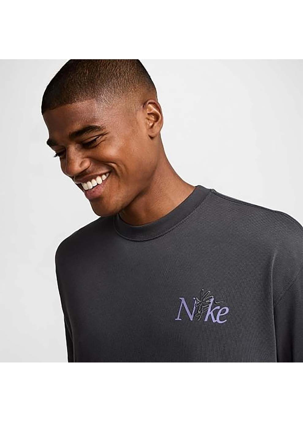 Серая мужская футболка u nsw tee m90 lbr crft серый Nike