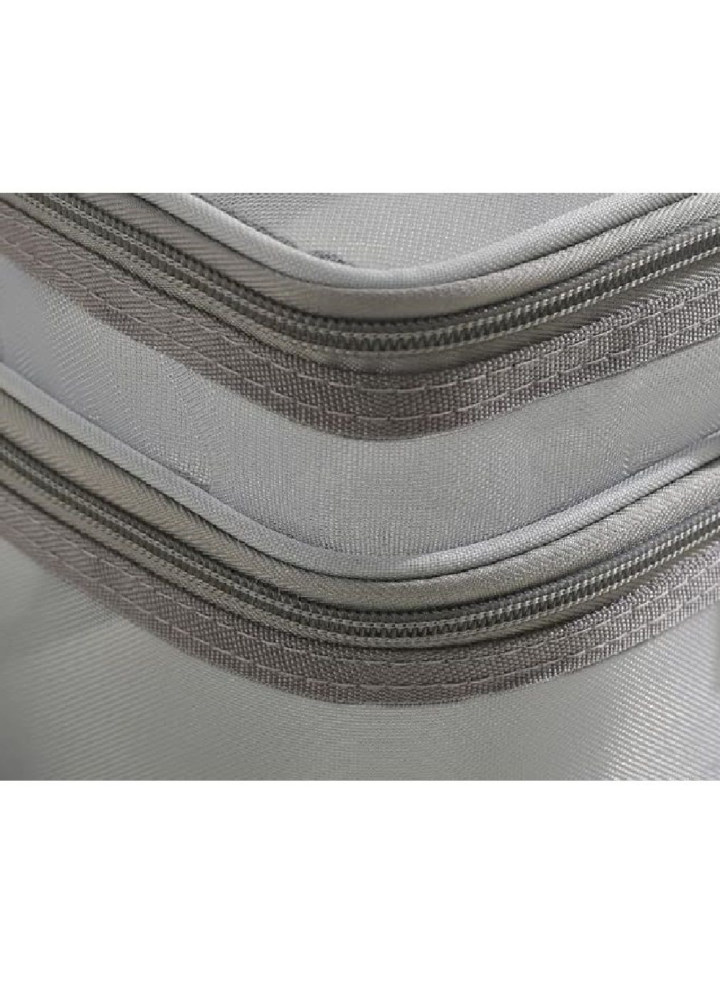 Косметичка органайзер сумка бокс кейс двойная для хранения косметики средств личной гигиены 21х13х14 см (477099-Prob) Серая Unbranded (294604930)