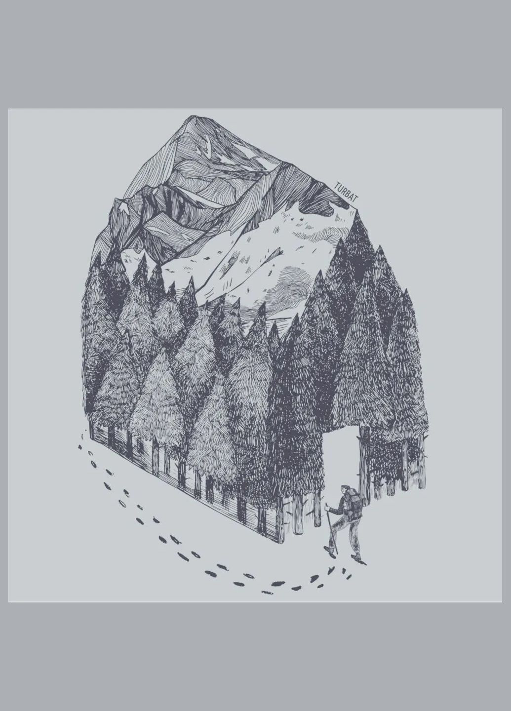 Футболка Home Mns Серый Turbat (340904915)