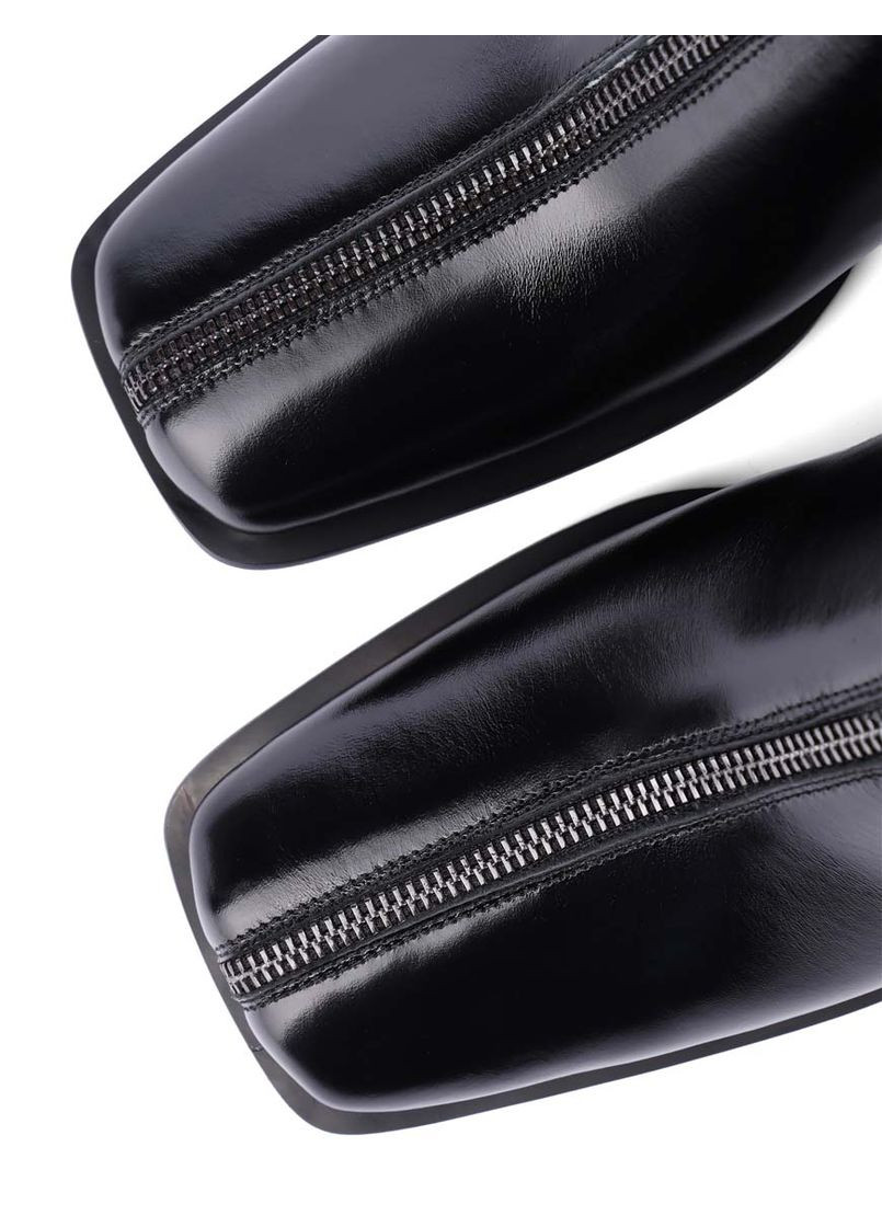 Жіночі Черевики F390-809-1 Чорний Масло шкіра MIRATON (365434800)