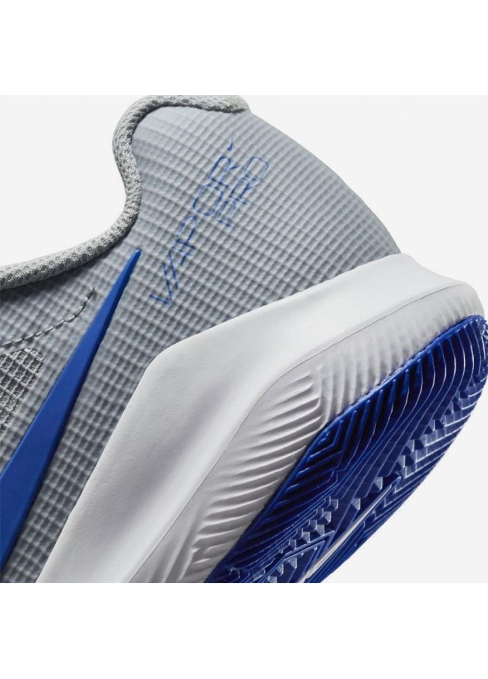 Цветные демисезонные кроссовки jr vapor pro серый синий Nike