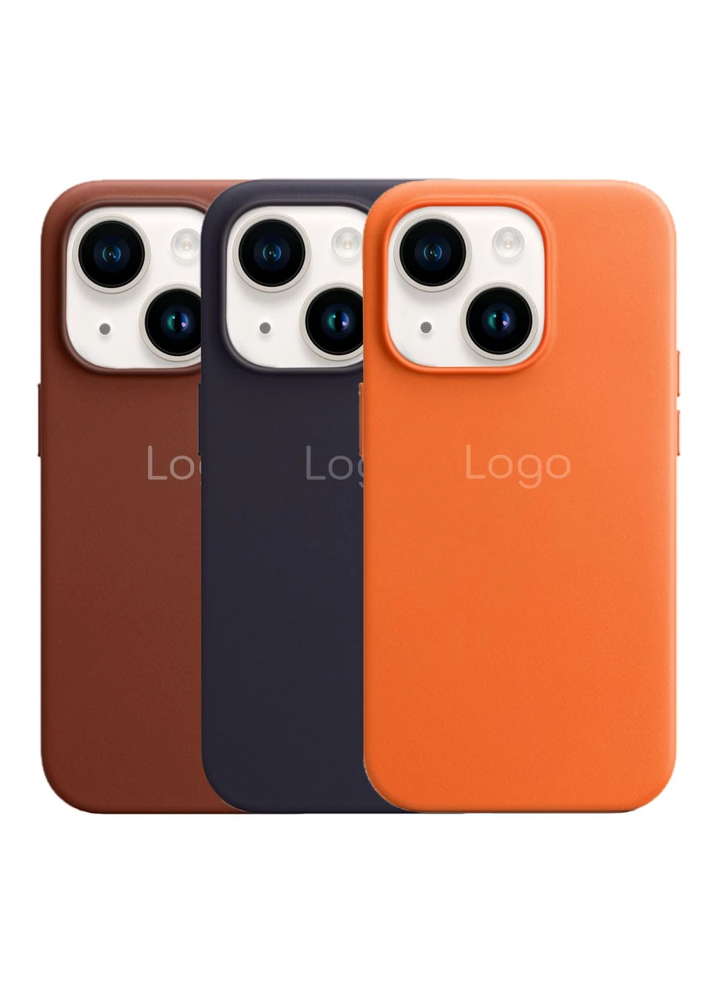 Чехол Leather Case with MagSafe для iPhone 15 Plus Цвет Pollen Color No Brand Apple iPhone 15 Plus 2023 (336940473)