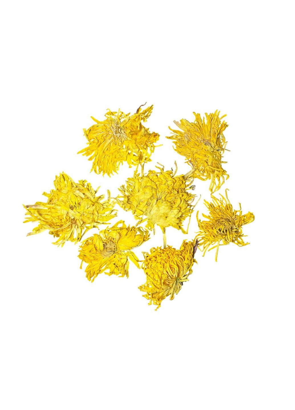 Чай Хризантема Жовта Королівська Чаєман, сушені квіти 4-6 см, вищий сорт 1 кг No Brand (335868422)