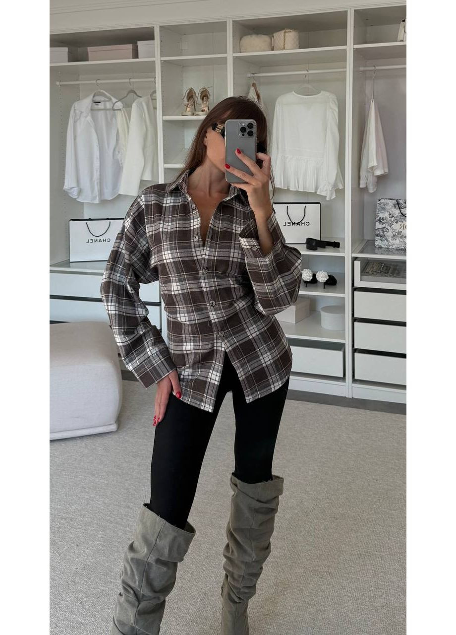 Жіноча сорочка у клітинку Adelante (361057261)