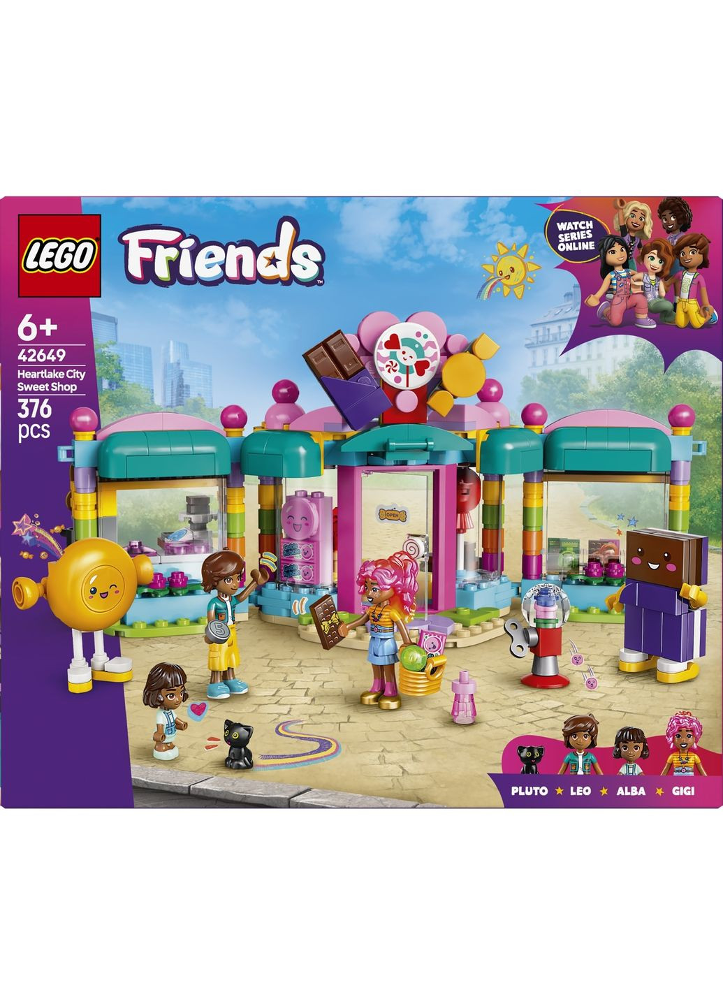 Конструктор Friends Кондитерская Хартлейк-Сити, 376 деталей () Lego 42649 (328401607)