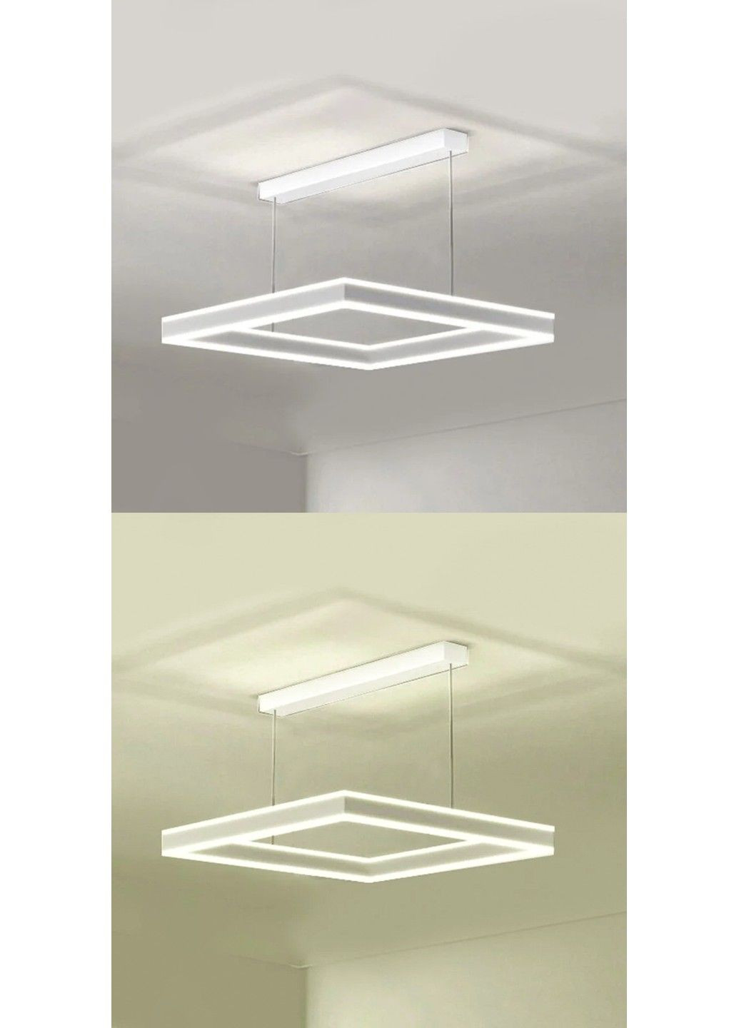 Керована світлодіодна люстра STELLA 100W-S-APP-500x500x1200-WHITE/WHITE-220-IP20 ESLLSE (301020842)