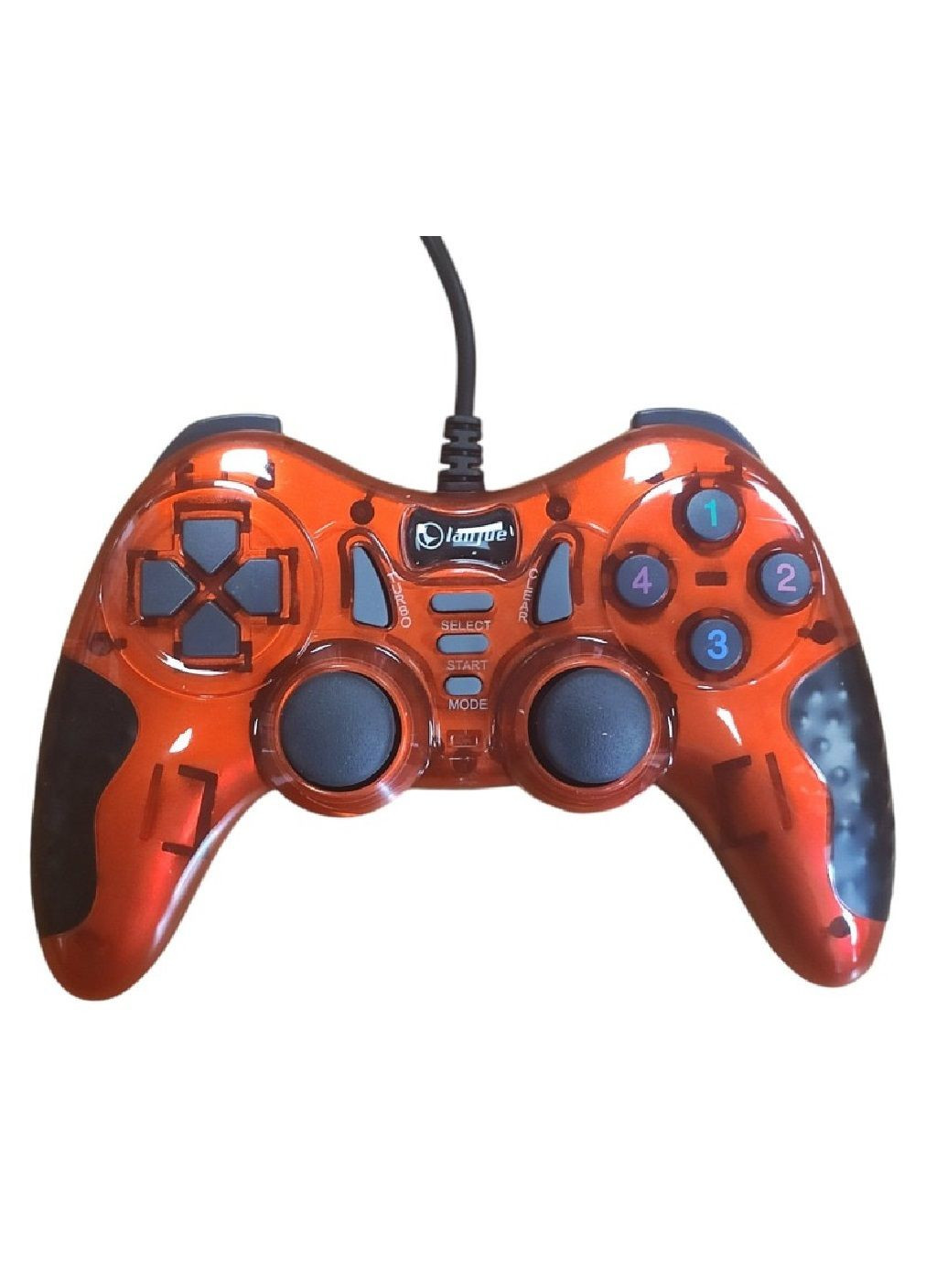 Джойстик приставка контролер геймпад дротовий USB 2.0 для комп'ютера з вібрацією (478042-Prob) Червоний Unbranded (302131891)