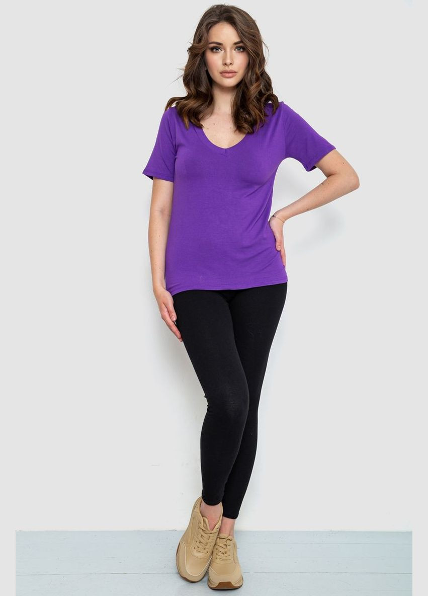 Фиолетовая футболка женская Ager 186R608
