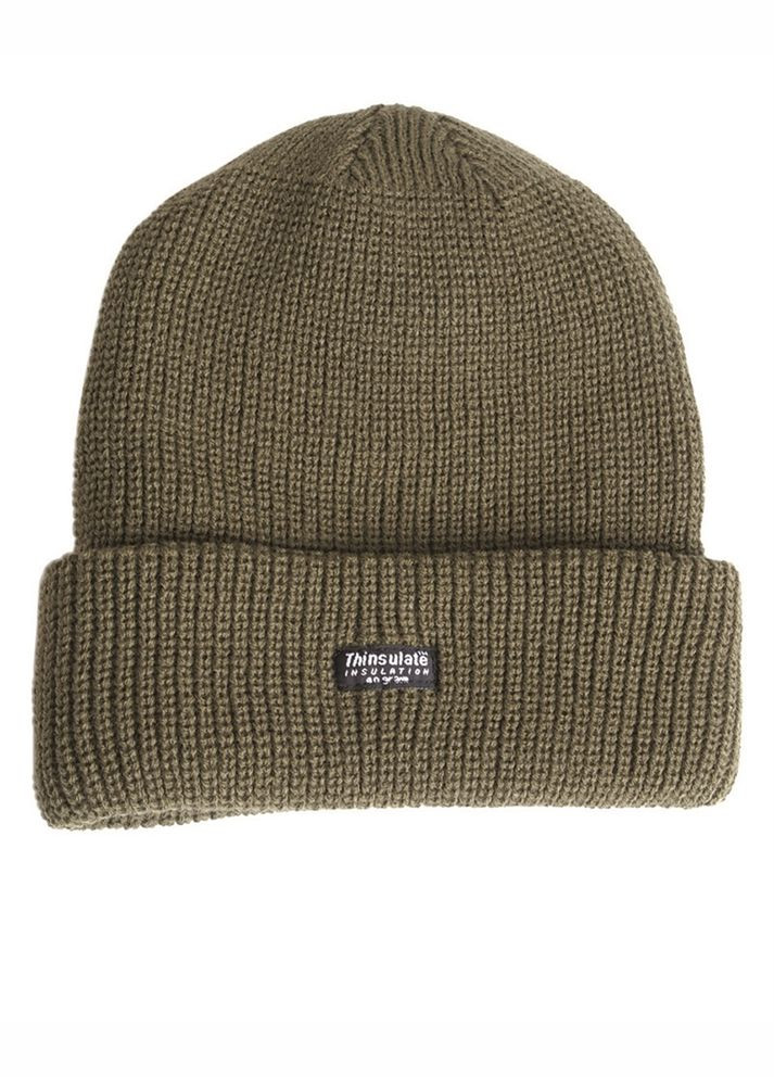 Шапка вязаная с подкладкой THINSULATEOlive Mil-Tec (315822220)