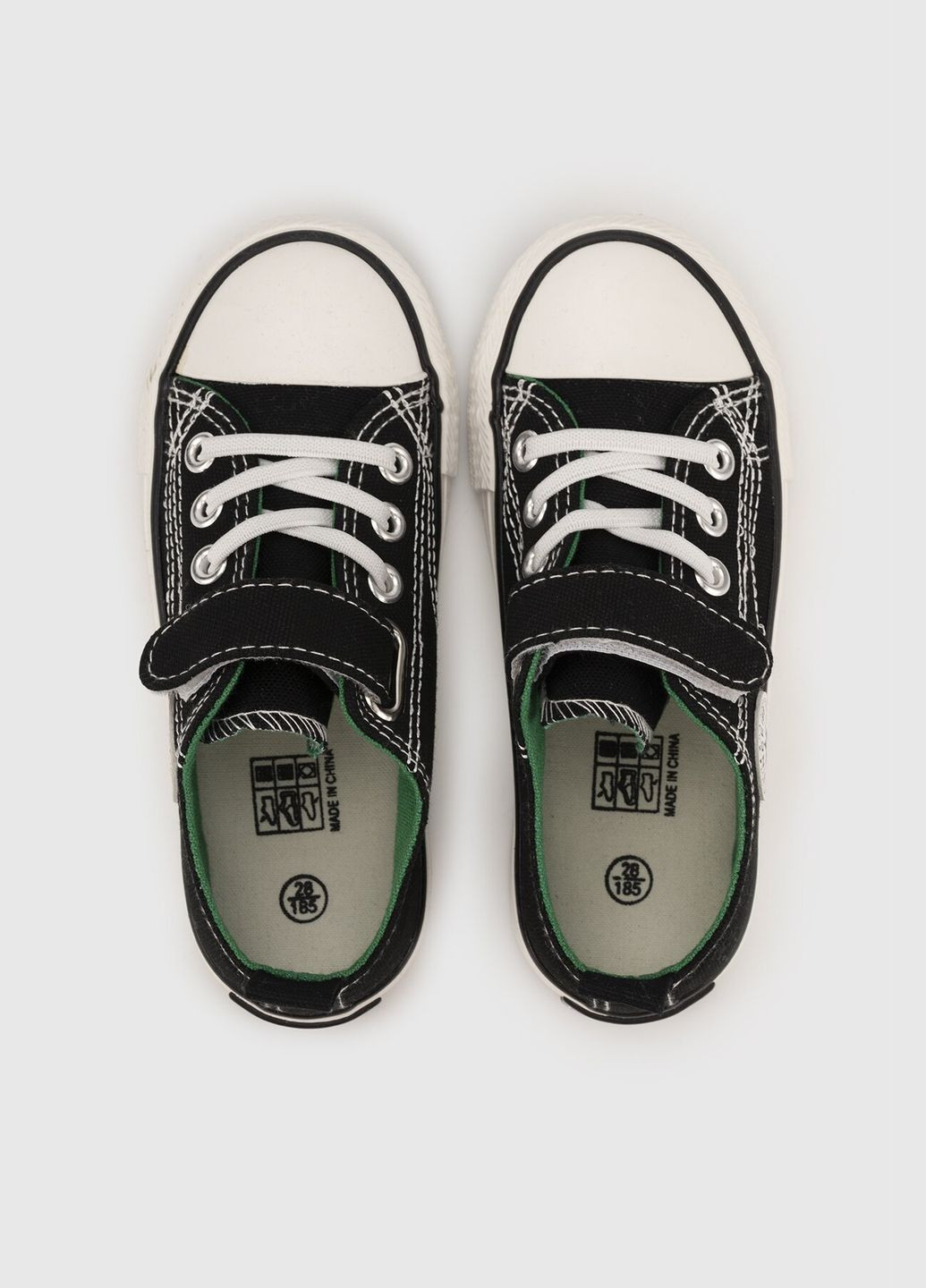 Чорні кеди для хлопчика a2226-2aj (2000990357953a) shop (2000990357953) Stepln