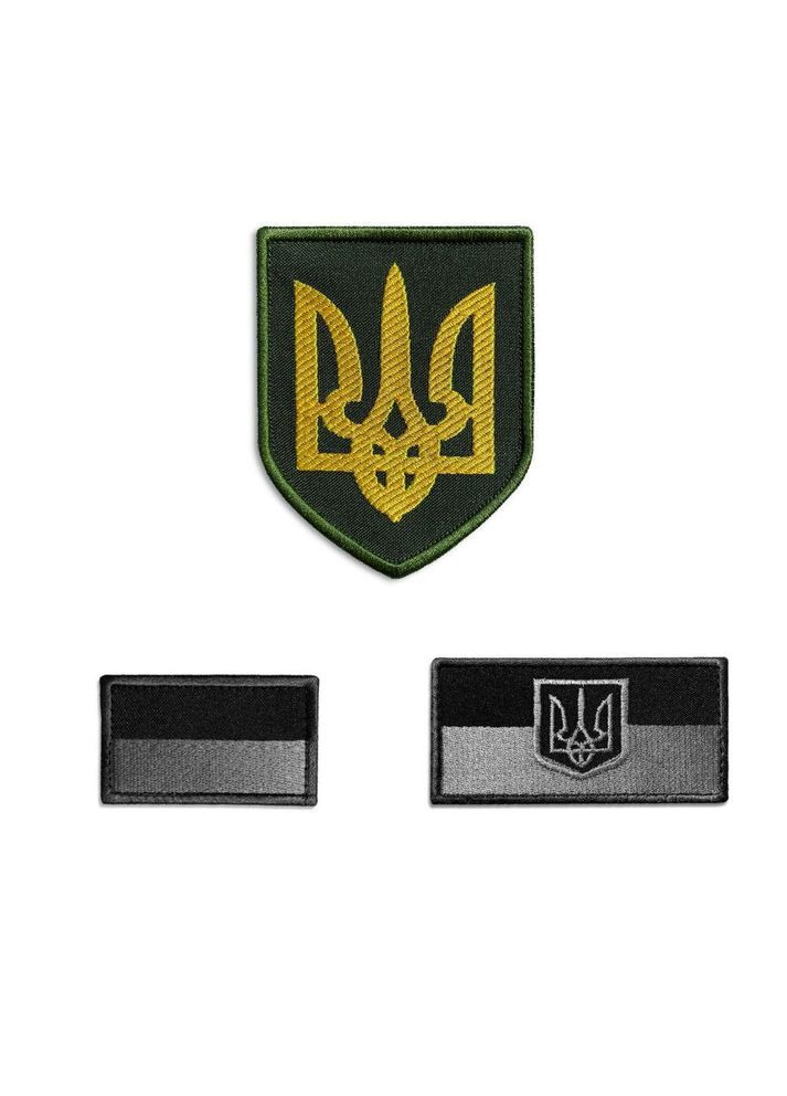 Набор шевронов на липучке Патриотический 3 шт. IDEIA (306459532)