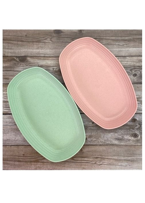 Тарелки из пшеничной шелухи "Эко" 4шт/наб 18см Home (301987257)