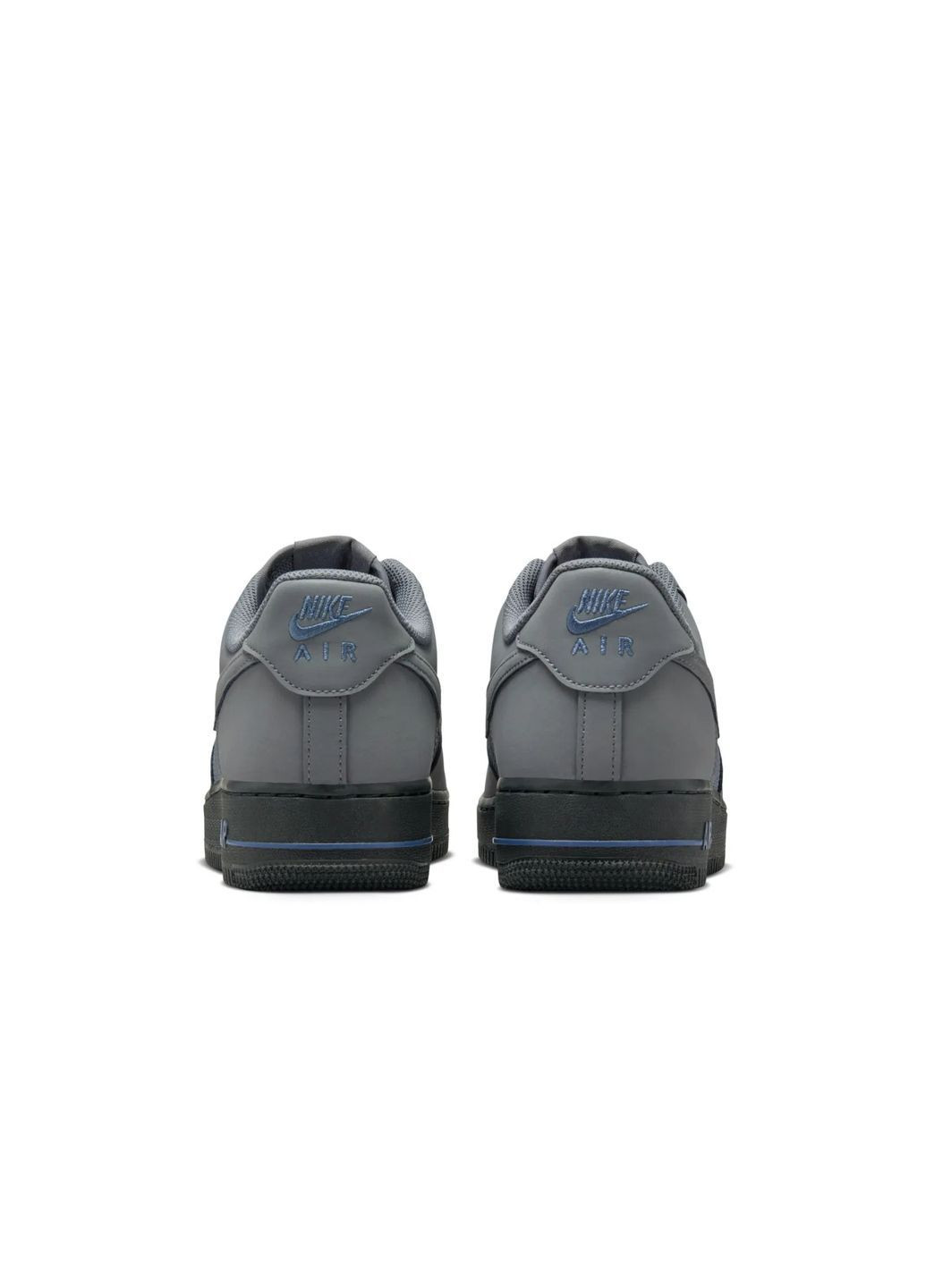 Серые демисезонные мужские кроссовки air force 1 '07 lv8 'smoke grey' оригинал Nike