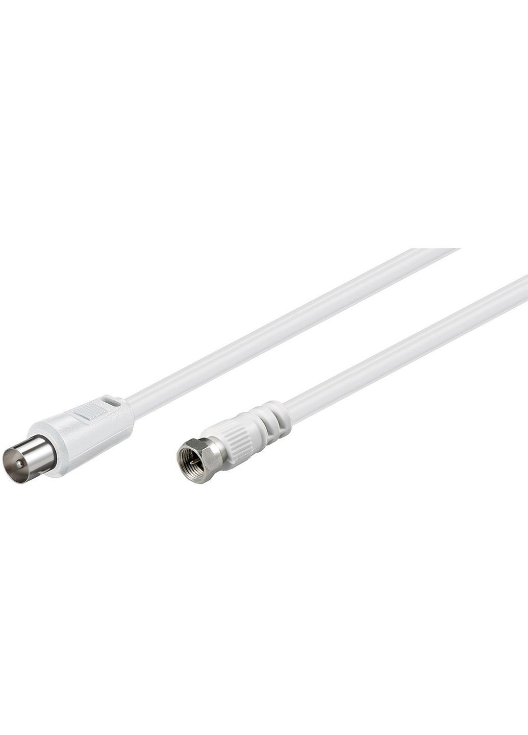 Кабель антенний RF:F Coaxial M/M (тато/тато) 5.0m 75 Ohm 2xShield D=5mm 70dB Goobay (369646504)