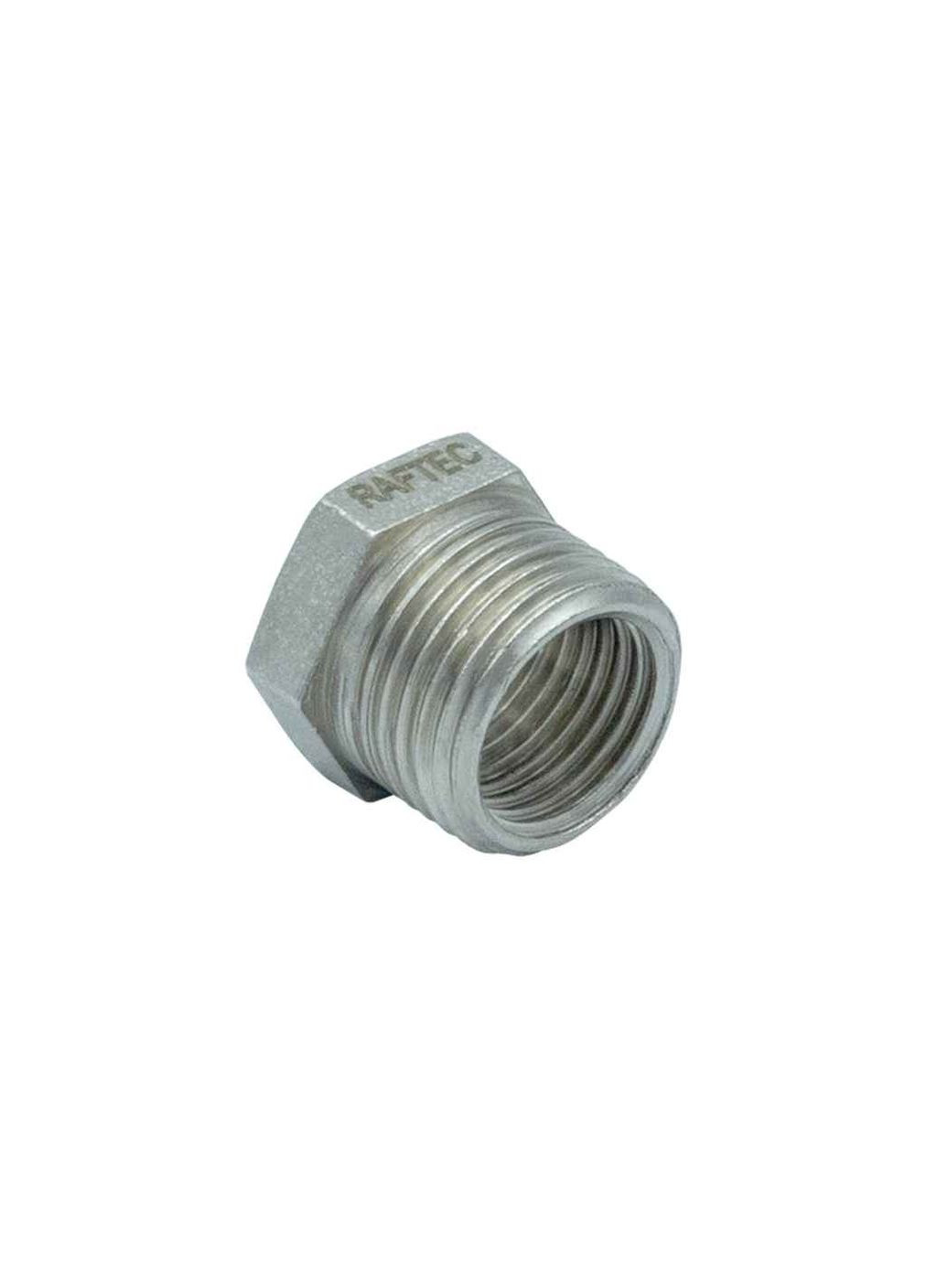 Футорка 1/2"Зх1/4"В латунь, ЗВ, DN15х8, никель, F01001 Raftec (357222382)