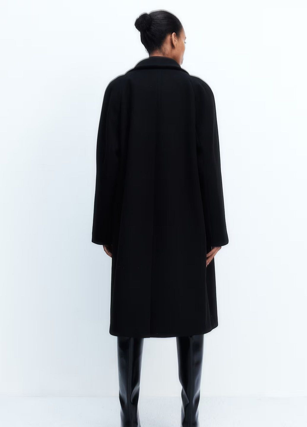 Чорне демісезонне Пальто H&M