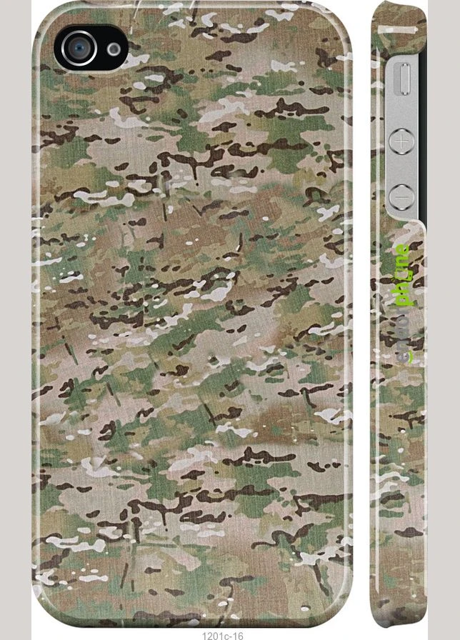 Чехол на iPhone 4 Камуфляж v5 "1201c-15-70447" Endorphone (332801329)