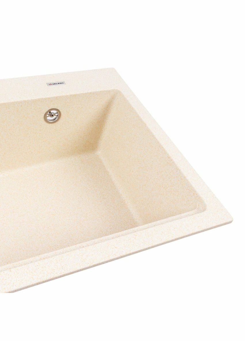 Гранітна мийка для кухні NIKA 7545 матова Пісок Valeso (342069421)