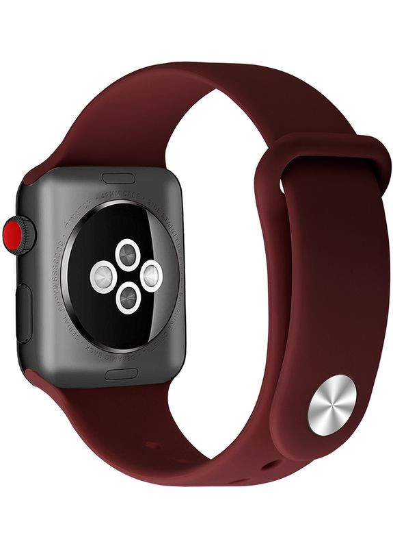Ремешок Silicone Strap for Apple Watch 38/40 mm Wine Red UWatch (301473202)
