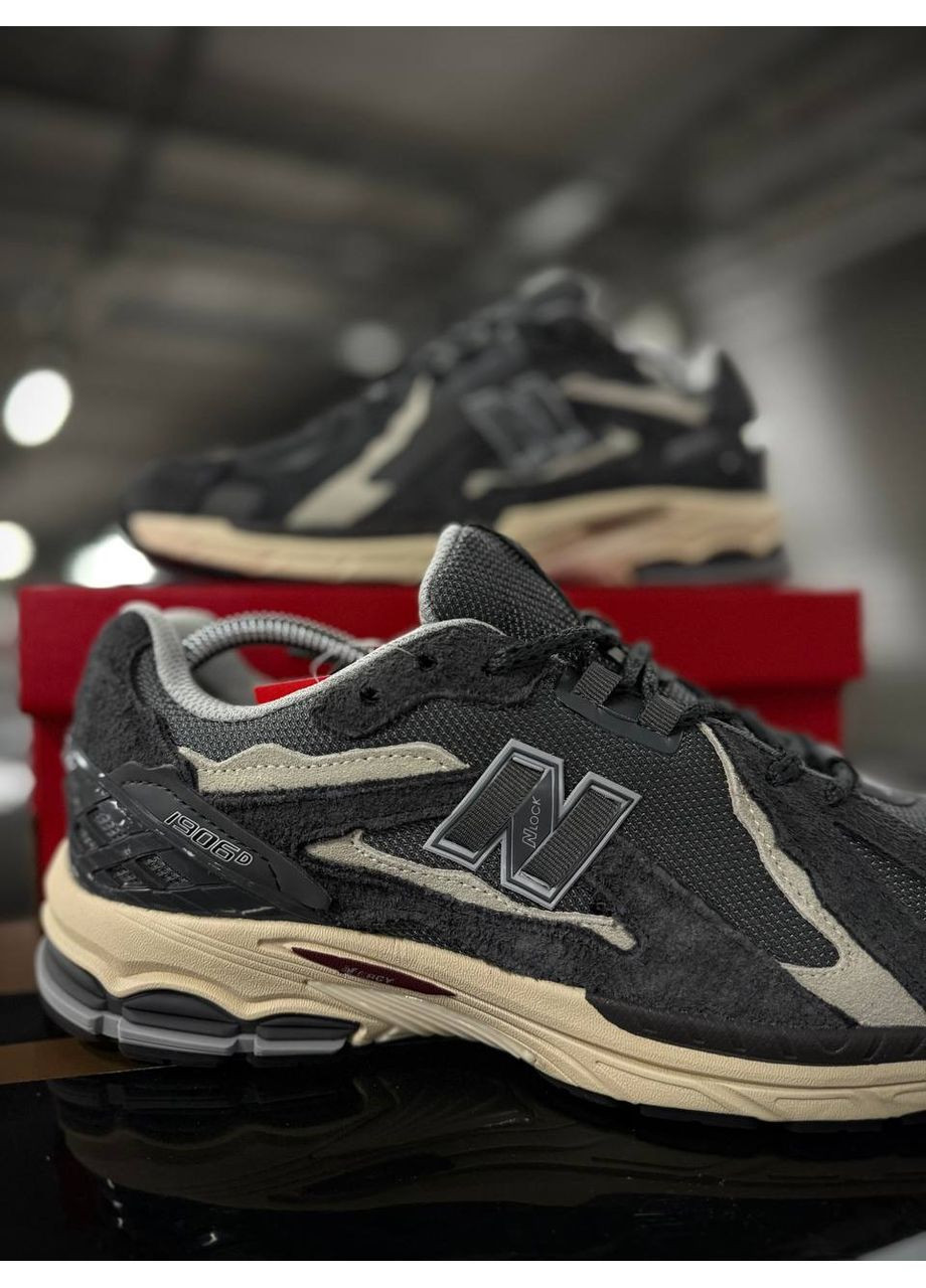 Темно-серые зимние мужские кроссовки No Brand