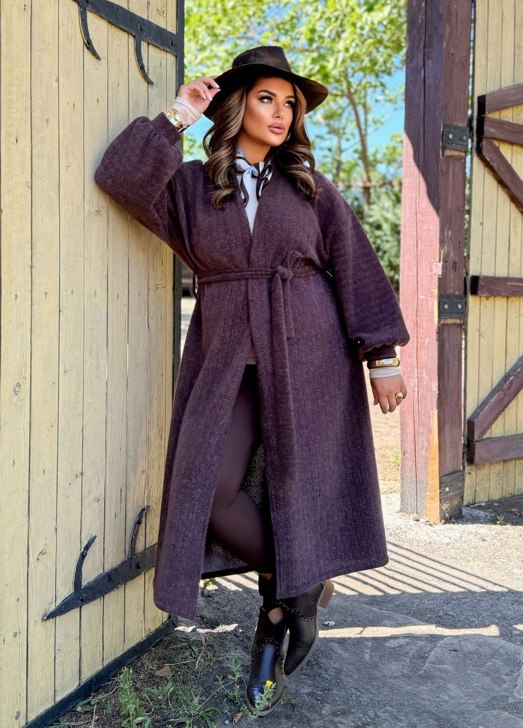 Коричневый демисезонный кардиган No Brand