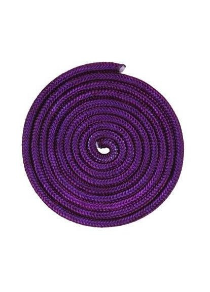 Скакалка гимнастическая фиолетовая, хлопок/полиэстер SP-Sport (361433485)