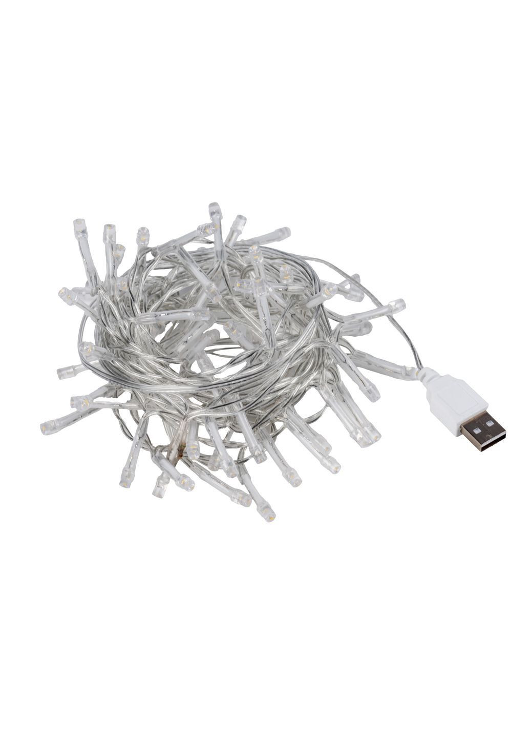 Електрогірлянда USB Нитка 70 LED 4.9 м Холодно-білий (975063) YES! Fun (367960154)