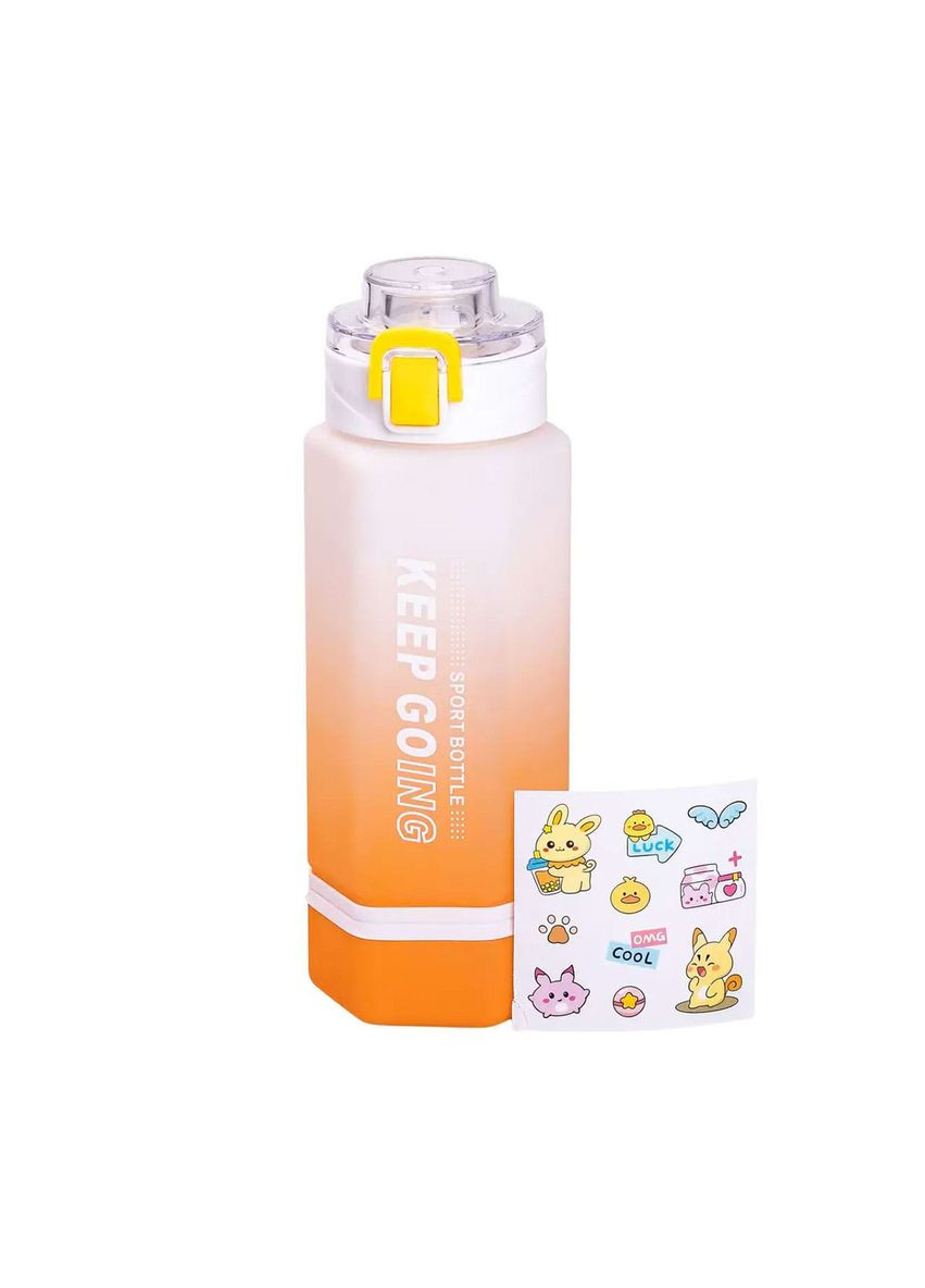 Пляшка для води Keep Going 650 мл з ремінцем, Yiwu (358649884)