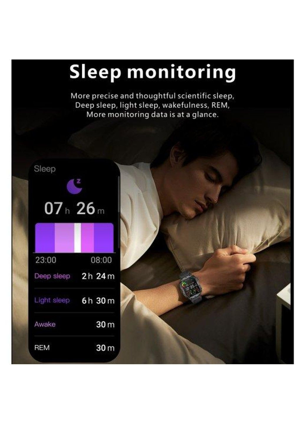 Розумний смарт годинник Smart Expert Nano Steel + 2 ремінця (Чорний) Lige (314483504)