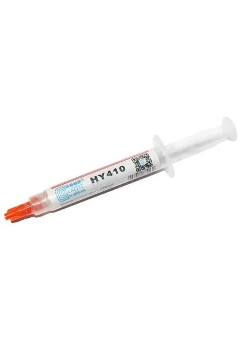 Термопаста HY-410, 3 г, шприц, 0.93 Вт/мК, -30°C / +280°C (HY-410/3) 000-HY-410/3 Halnziye Electronics (395444093)
