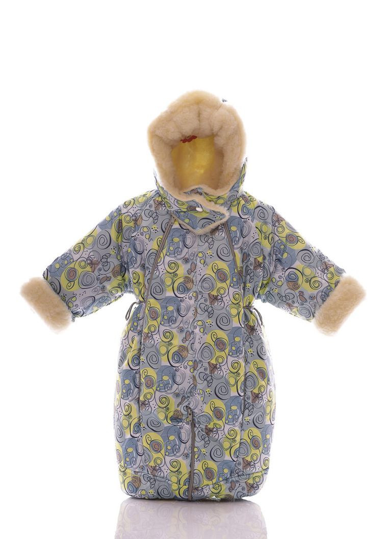 Комбинезон Трансформер на меху галактика серый 86 см (50738) BABYKROHA (315423960)