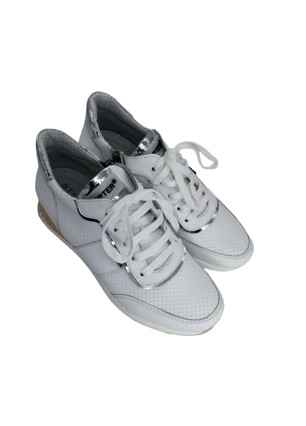 Кроссовки (р) Кожа 0-1-1-7928 Stepter белые (364658212)