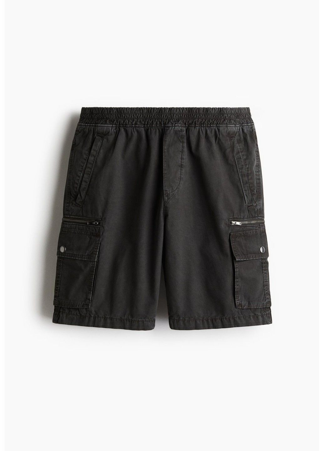 Мужские шорты карго Slim fit (58344) M Темно-серые H&M (330262366)