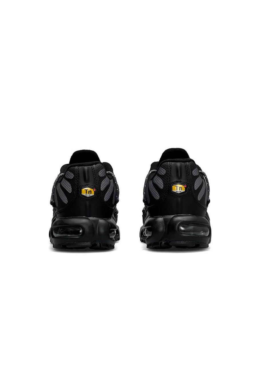 Черные демисезонные кроссовки мужские, вьетнам Nike Air Max Plus Utility Black
