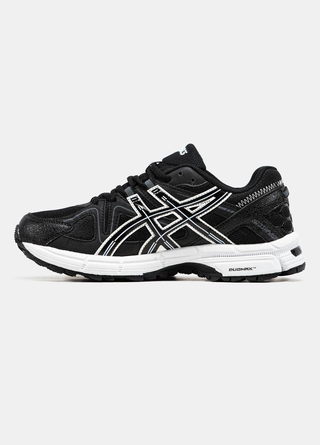 Чорні кросівки чоловічі asics gel-kahana 8 black white | асікс гель кахана 8 чорні демісезон No Brand