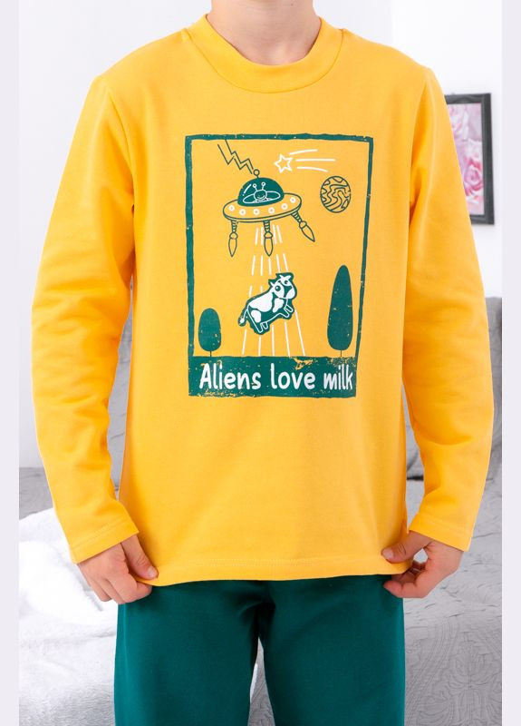 Жовта всесезон піжама для хлопчика (p-7595) Носи своє