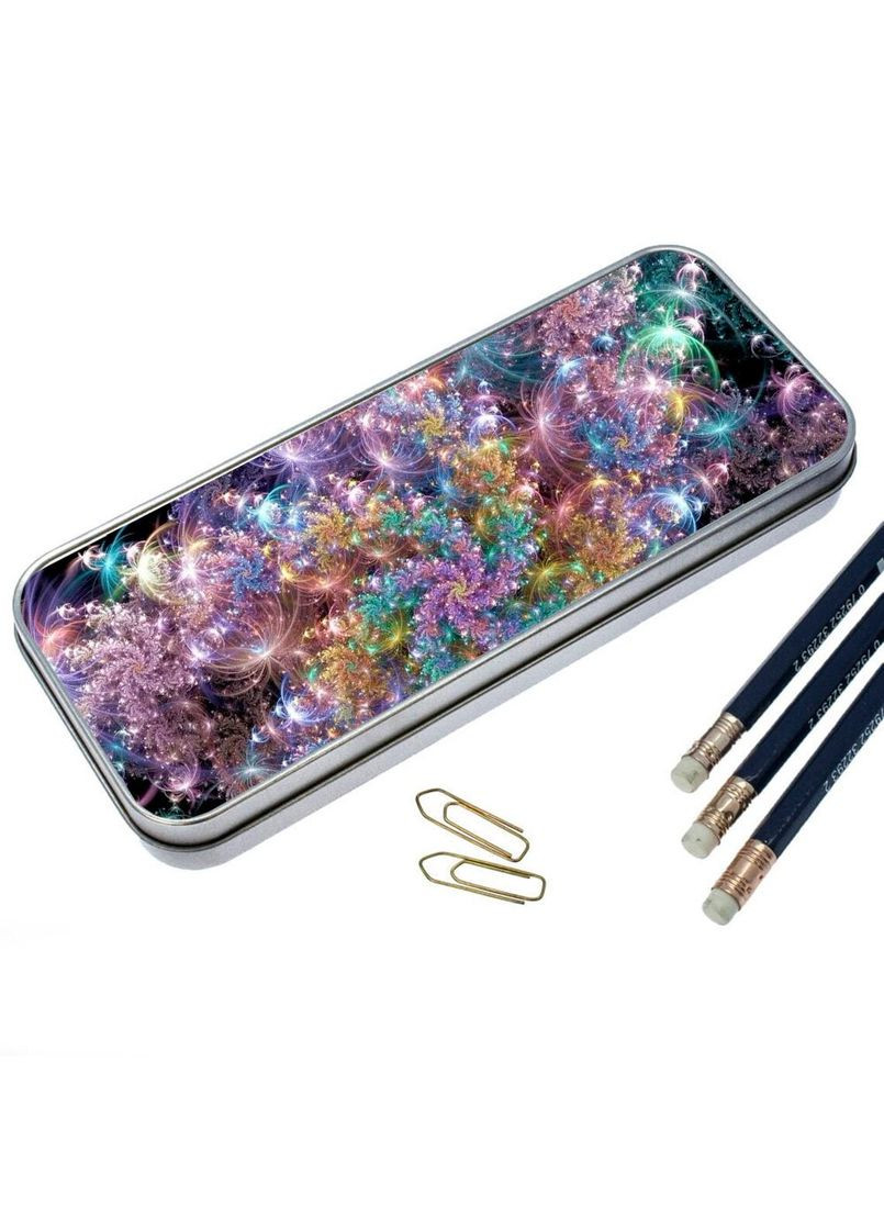 Пенал шкільний для хлопчика та дівчинки металевий дівчина арт #001 7*18 см Silver No Brand (309154404)