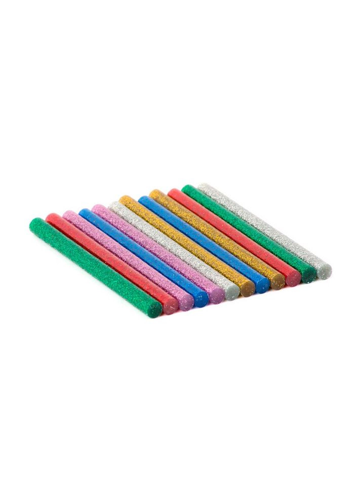 Комплект цветных перламутровых клеевых стержней 7,4 мм*100 мм, 12 шт (RT-1033) Intertool (302664168)