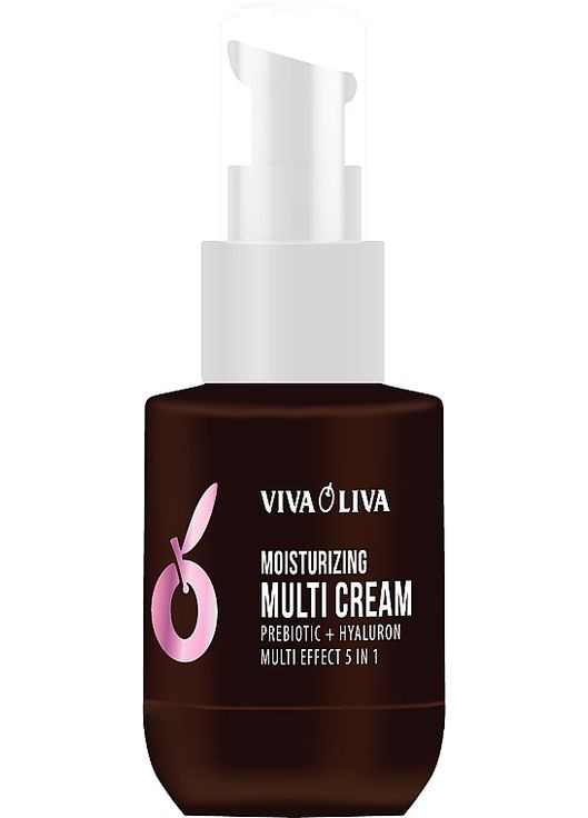 Мульти-крем для лица увлажняющий Prebiotic + Hyaluron Moisturizing Multi Cream SPF 15 75ml Viva Oliva (368667101)