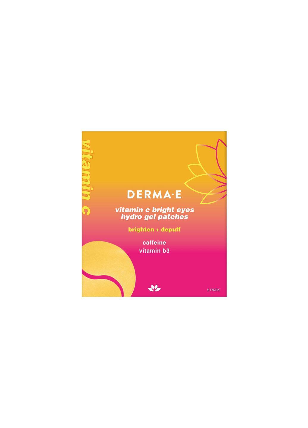 Гидрогелевые патчи с витамином С (5 пар)- Vitamin C Bright Eyes Derma E (331902116)