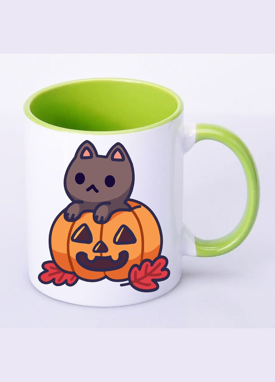 Чашка з друком "Helloween Cat" 330мл ( ) (20893) No Brand (312487167)