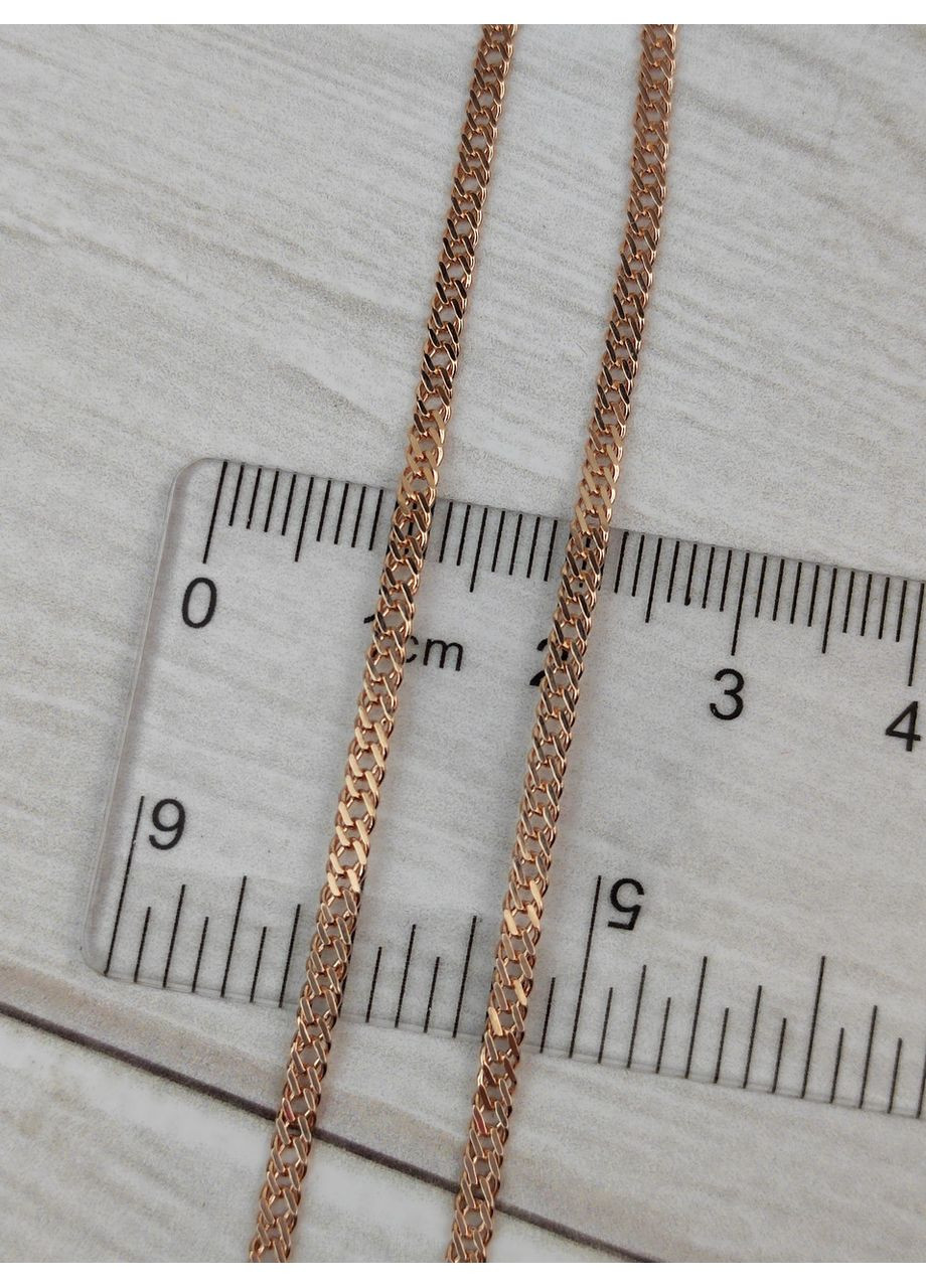 Серебряная цепочка 925 пробы в позолоте Ромб 2 мм 45 см No Brand (366664899)