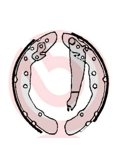 Гальмівні колодки барабанні S85 514 Brembo (390289296)